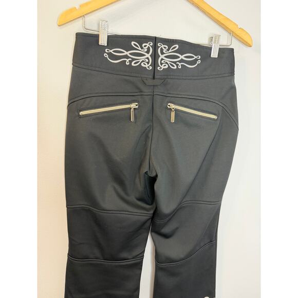 Athleta Fall Line Black Soft Shell Ski Snowboard Pants Size 2 - Picture 6 of 11